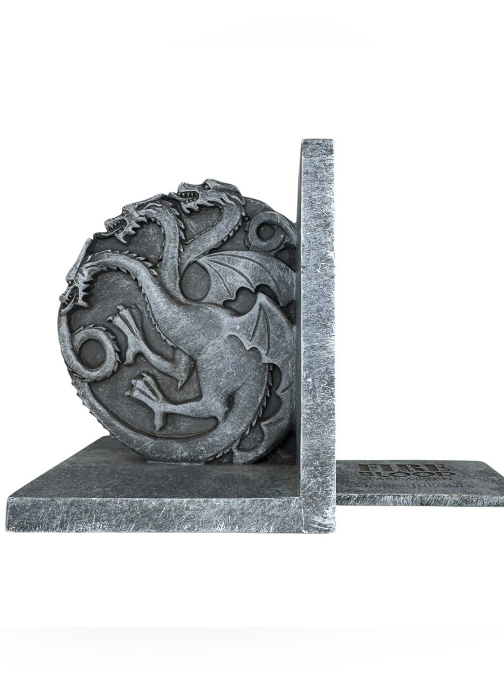 Game of Thrones Targaryen Sigil Bookend Single HBO 2013 Fire and Blood Dragon